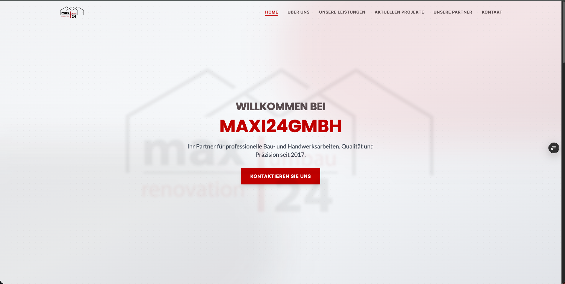 Maxi24 Corporate Website Preview